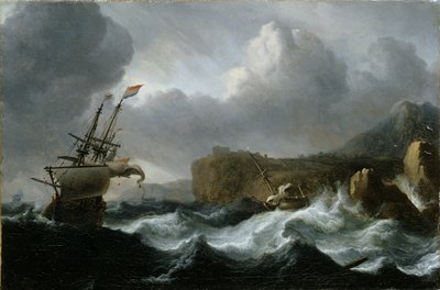 Stormy Sea by Ludolf Backhuysen